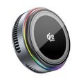 XO langaton induktiolaturi QI2.2 CX043 magneettinen harmaa LED-valolla ja jäähdytyksellä
