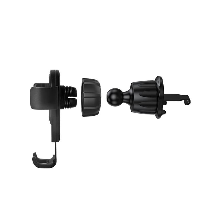 Ikuisesti kierrätettävä painovoimainen auton tuuletusritilän pidike RUS35-G-K