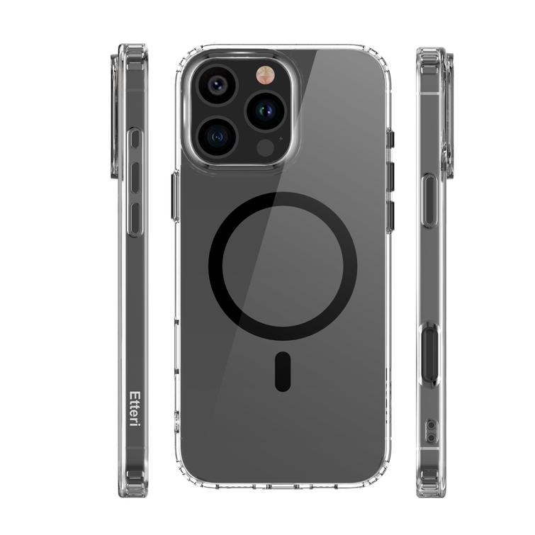 Etteri Color Mag -suojakuori iPhone 16 Pro Maxille 6,9" musta