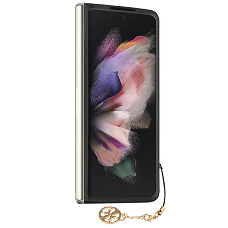 Guess-suojakuori Samsung Galaxy Z Fold 5:lle GUHCZFD5GF4GBR ruskea HC PU 4G Charm