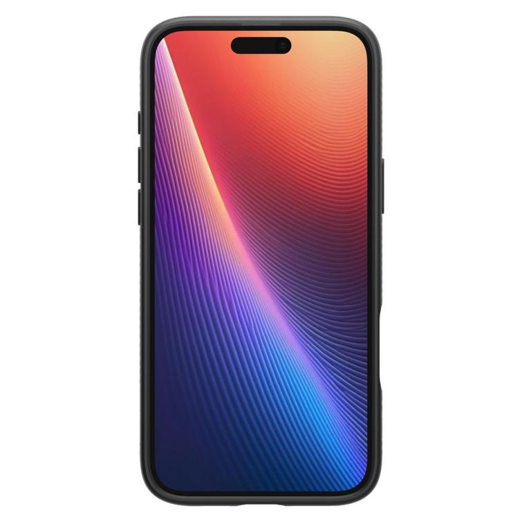 Spigen Liquid Air -suojakuori iPhone 16 6,1":lle mattamusta