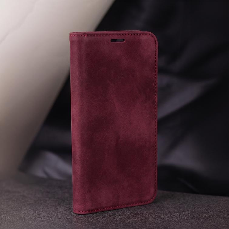 Smart Suede case for iPhone 11 maroon