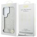Guess case Fixed Glitter Triangle MagSafe for Samsung Galaxy S26 Ultra silver