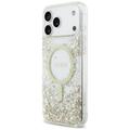 Guessin hartsipohjainen glitter-magneettisuojakuori iPhone 17 Pro Maxille złoty