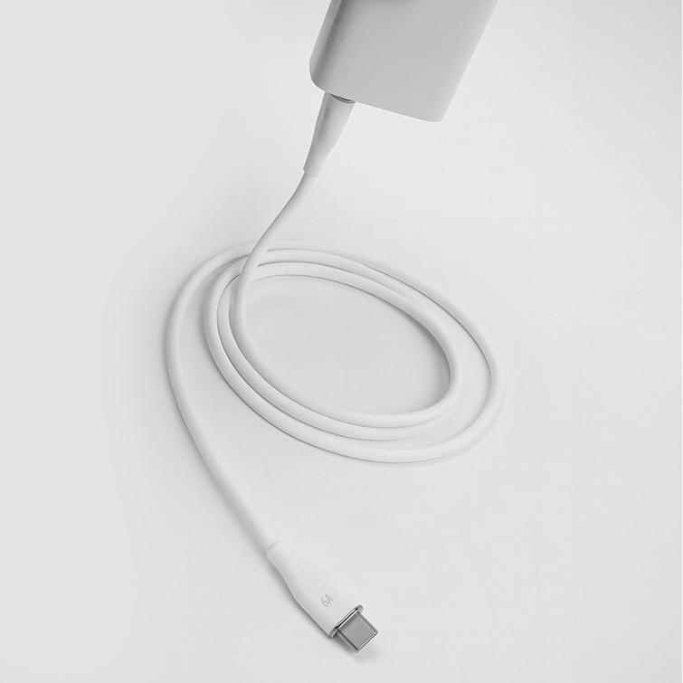 Forever-kaapeli USB - USB-C 1,0 m 6A valkoinen