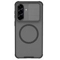 Nillkin CamShield Pro Magnetic Case Samsung Galaxy A57 5G:lle, l&auml;pin&auml;kyv&auml; musta