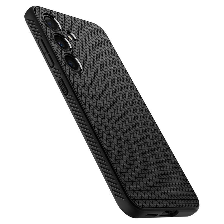 Spigen Liquid Air -suojakuori Samsung Galaxy S24:lle mattamusta