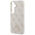 Guess case 4G Rhinestone Round Logo MagSafe for Samsung Galaxy S26 pink