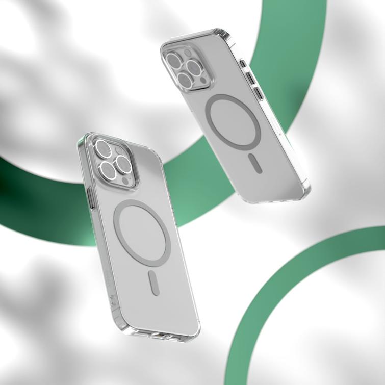 Etteri Color Mag kotelo iPhone 15 Prolle 6,1" harmaa