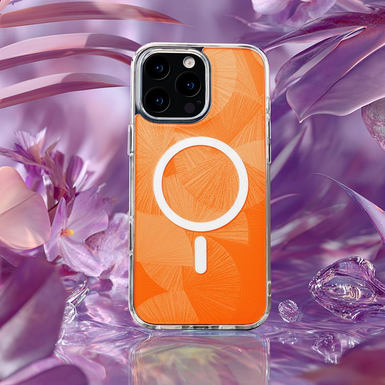 Flash Mag -suojakuori iPhone 17 Pro 6,3":lle, oranssi