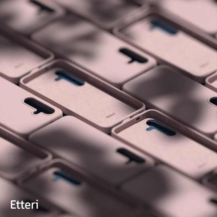 Etteri Silikonikotelo Samsung Galaxy S24 FE:lle vaaleanpunainen