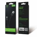 CABLE T-PHOX NETS MICRO USB BLACK 3A ; PVC ; 1,2M