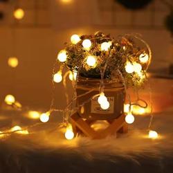 LED GARLAND 1,5M  (10 LED LAMPS) USB BALCONY BALLS WARM WHITE