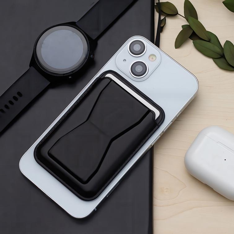 Korttikotelo jalustalla musta