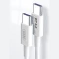 XO-kaapeli NB-Q190B PD USB-C - USB-C 2,0m 60W valkoinen