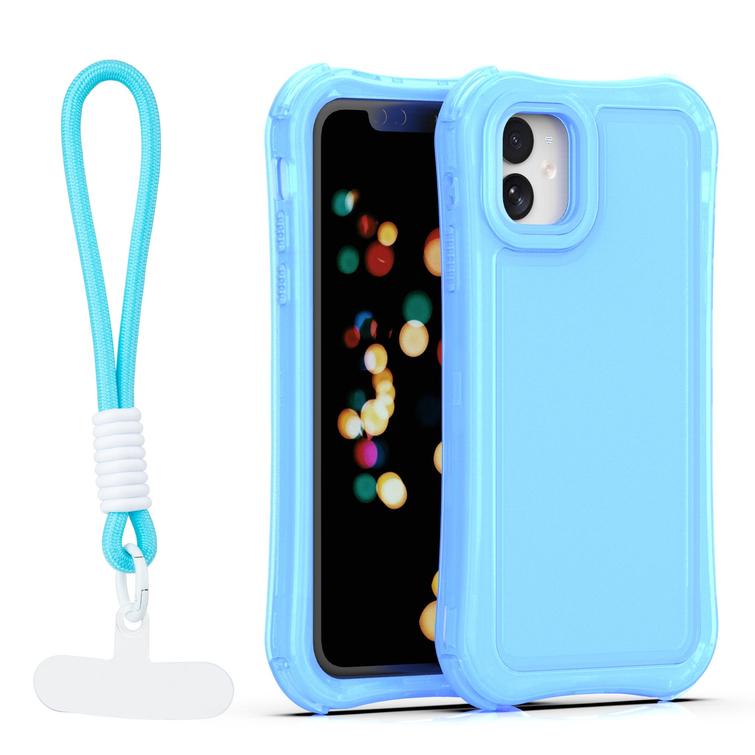 Safepop case with strap for iPhone 11 blue