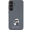 Karl Lagerfeld case for Samsung Galaxy S24 Plus KLHCS24MPSAKCMPG gray HC SAFFIANO KC PIN
