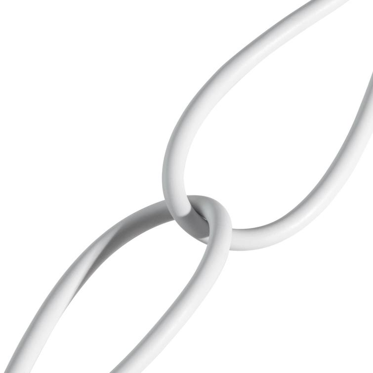Baseus Superior USB - Lightning -kaapeli 1,0 m 2,4A valkoinen