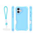 Safepop case with strap for iPhone 17 6,3" blue