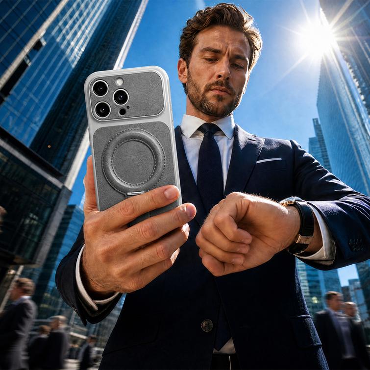 Luxgrip Mag case for iPhone 12 6,1" grey