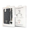 Guess case for iPhone 15 Plus 6,7" GUHCP15MP4TDSCPK black hardcase Crossbody 4G Metal Logo