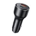 YESIDO CAR CHARGER Y65 118W QC3.0 USB-A+C BLACK