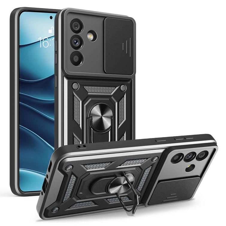 Defender Slide -suojakuori Samsung Galaxy A56 5G:lle, musta