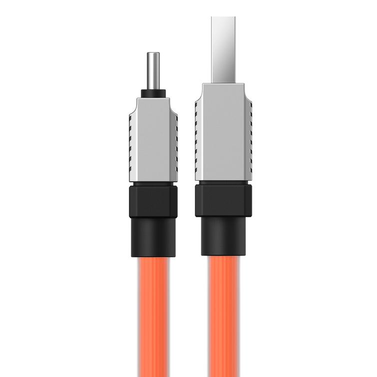 Baseus-kaapeli CoolPlay USB - USB-C 2m 100W oranssi