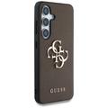 Guess HC PU Grained Big 4G and Classic Logo case for Samsung Galaxy S25 Plus brown
