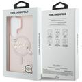 Karl Lagerfeld case IML KC Script MagSafe for Samsung Galaxy S26 Ultra pink
