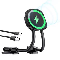 Baseus PrimeTrip C03sPro Magnetic Wireless Car Charger Mount Stick-On Type Black