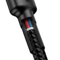 Baseus-kaapeli Cafule PD 2.0 USB-C - USB-C 1,0m 3A harmaanmusta 60W