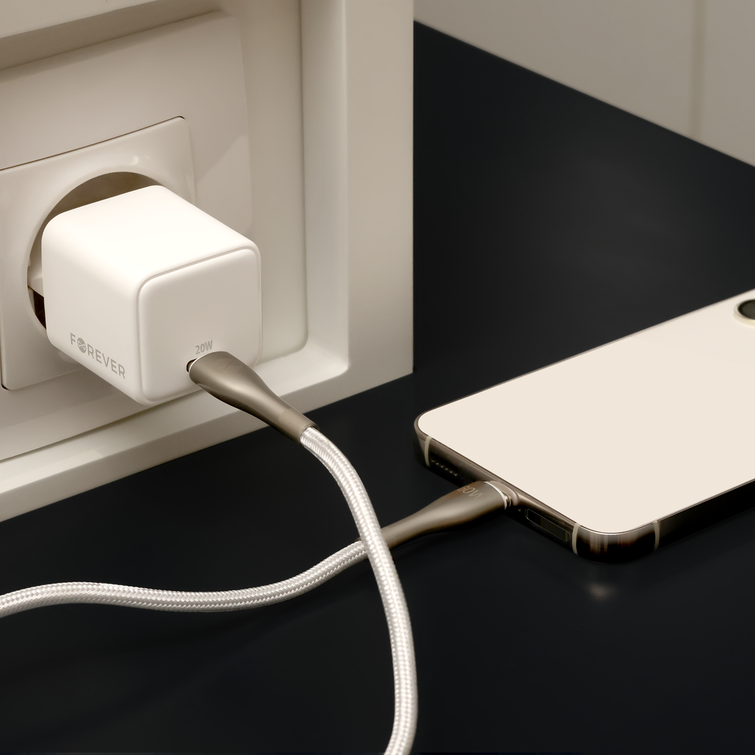 Forever TC-08-20C GaN PD charger 1x USB-C 20W white