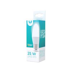 LED-lamppu E27 C37 3W 230V 4500K 245lm Forever Light