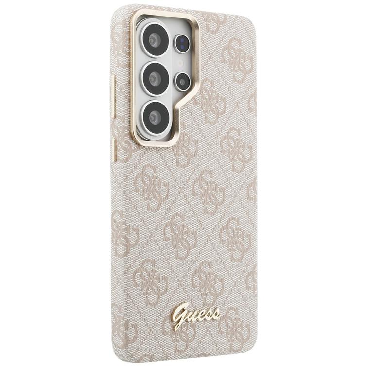 Guess case 4G Script MagSafe for Samsung Galaxy S26 Ultra pink