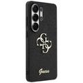 Guess case Fixed Glitter Big 4G Metal Logo for Samsung Galaxy S26 Ultra black