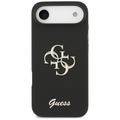Guess Silicone Big 4G Script -suojakuori iPhone Airille, musta