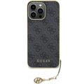 Guess iPhone 15 Pro Max 6,7" suojakuori GUHCP15XGF4GGR harmaa HC PU 4G Charm