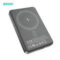 BWOO P82 BO 10000mah 15w varavirtal&auml;hde langaton lataus tummanharmaa