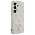 Guess case 4G Big Rhinestone Triangle Strap MagSafe for Samsung Galaxy S26 pink