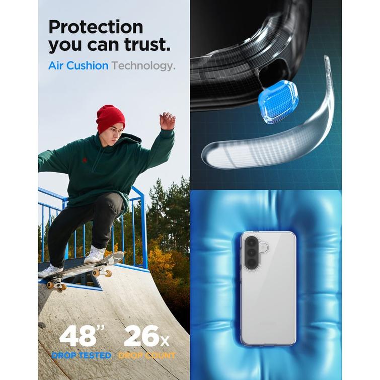 Spigen Liquid Crystal case for Samsung Galaxy A57 5G crystal clear