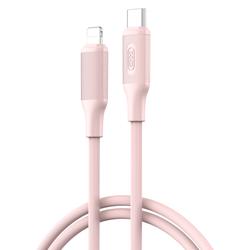 XO-kaapeli NB-Q265A PD USB-C - Lightning 1,0m 27W pinkki