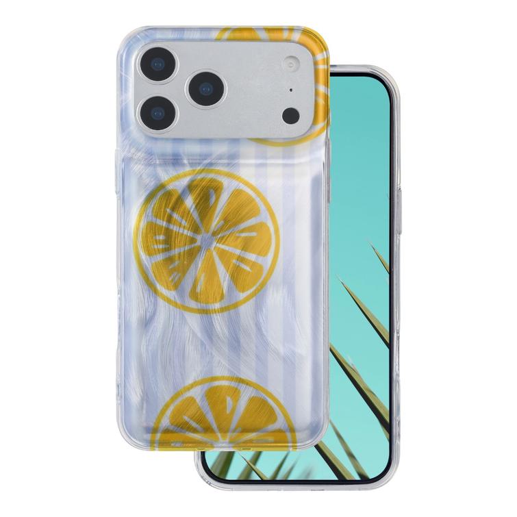 Ultra Trendy Summer case for iPhone 17 Pro 6,3" lemon