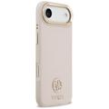 Guess Grained Strass Logo MagSafe -suojakuori iPhone Airille, pinkki