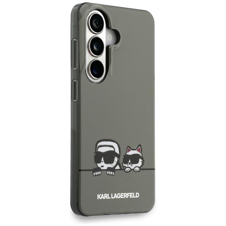 Karl Lagerfeld case IML Peekaboo Karl&Choupette MagSafe for Samsung Galaxy S26 black