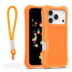 Safepop case with strap for iPhone 17 Pro 6,3" orange