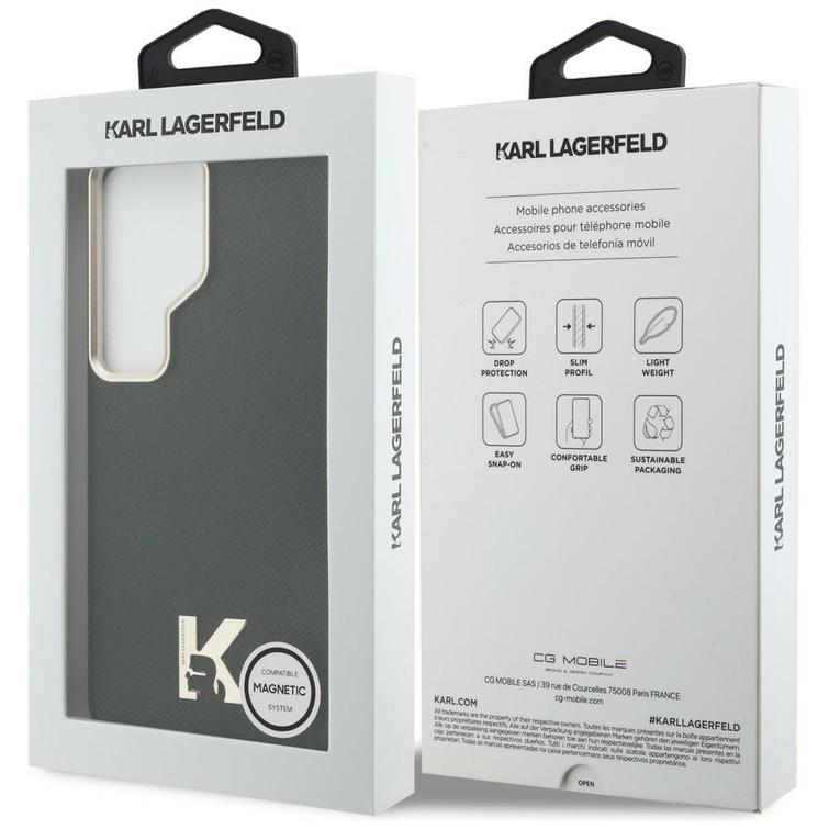 Karl Lagerfeld case K Metal Logo MagSafe for Samsung Galaxy S26 Ultra black