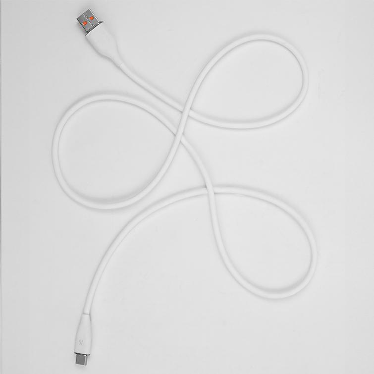 Forever-kaapeli USB - USB-C 1,0 m 6A valkoinen