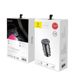 Baseus autolaturi Grain 2x USB 3,1A musta