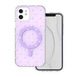 Bubble Dots Mag -kotelo iPhone 11 -puhelimelle, violetti